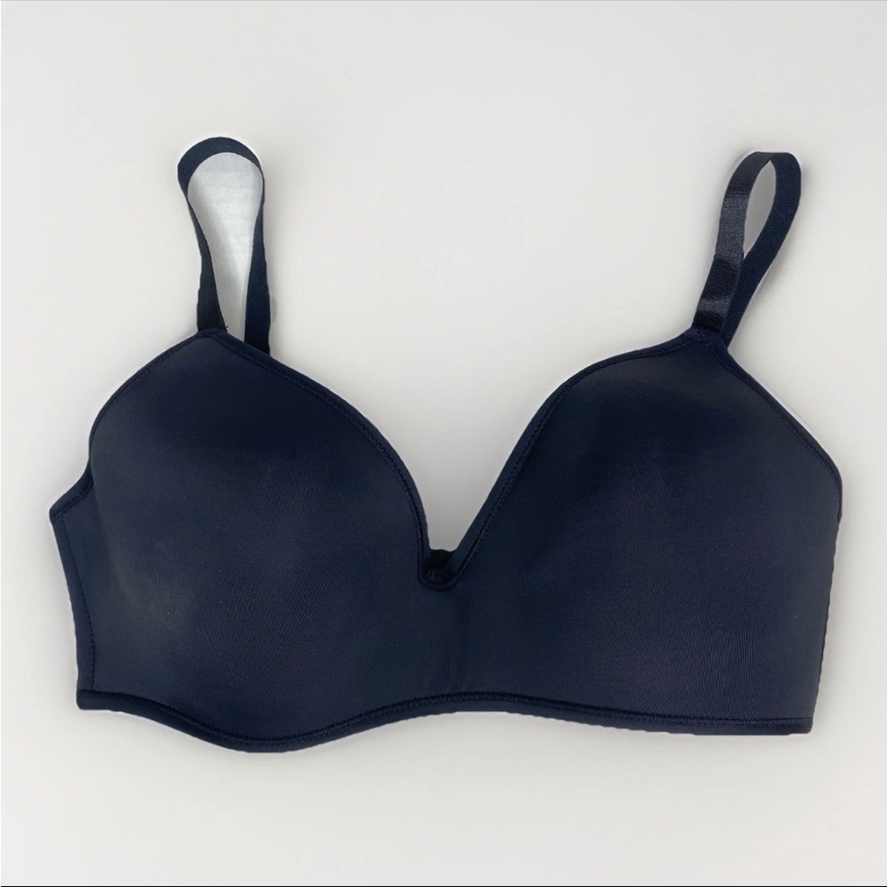 International Intimates Black Bra 36D Padded Lined Wireless